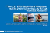 The U.S. EPA Superfund Program: Building Community Capacity through Technical Assistance by Yolanda Sanchez