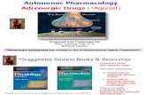 ANS-Pharmacology Adrenergic Drugs