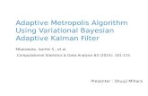 論文紹介 Adaptive metropolis algorithm using variational bayesian