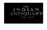The Indian Antiquary Vol - VIII