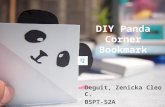 DIY Panda Corner Bookmark
