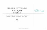 Sales invoice manager