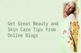 Get Great Beauty and Skincare Tips from Online