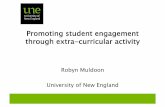 Dr Robyn Muldoon - University of New England - Student engagement and development through extra-curricular activity