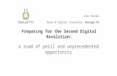 Preparing for the Second Digital Revolution: a road of peril and unprecedented opportunity