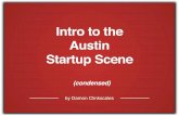 Intro to the Austin Startup Scene (Brief)
