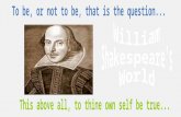 The Bard of Avon - William Shakespeare