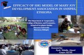 Efficacy of SHG Model Of Mary Joy Development Association in SNNPRS, Ethiopia