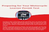 Preparing for Your Motorcycle Learner Permit Test