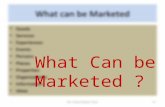 What to market & where