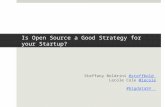 Is Open Source a Good Strategy for your Startup?