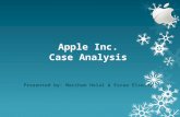 Apple inc. Strategic Case Analysis Presentation