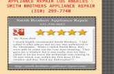 Dryer Repair Los Angeles - Smith Brothers Appliance Repair (310) 299-7740