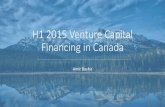 H1 2015 Venture Capital Financing in Canada