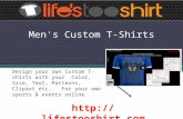 Custom t shirts for men online with easy steps