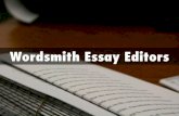 Wordsmith Essay Editors - Editing Services