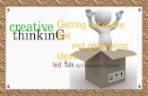 Creative thinking-getting out of the Box