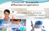 Clinical research and pharmacovigilance biopharmaceutics