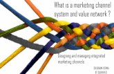 What is marketing channel system and value network