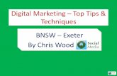 Digital marketing top tips & techniques