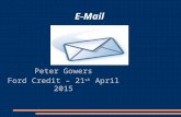Peter gowers   email management