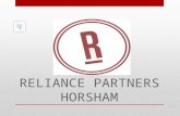 Reliance Partners Horsham Pty Ltd - WE'VE GOT YOU COVERED