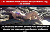 Brazilian beauty Sweeper is doing rounds on Internet