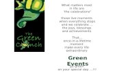 The green conch green events