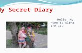 My secret diary