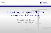 Locating a UK case on i-law.com