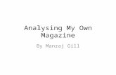 Analysing my own magazine