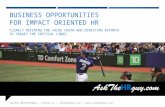 Business opportunities for impact oriented HR