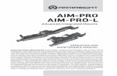 Instruction Manual ARMASIGHT Mount AIM PRO, AIM PRO-L | Optics Trade