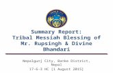 2015 HTM Blessing Report of Rupsingh and Divine in Nepalgunj