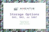 Storage Options - DAS, NAS, or SAN?