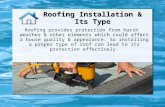 Roof Installation & Its Types