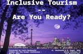 TO2015 - Inclusive Tourism - Are You Ready