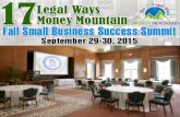 17 Ways Money Mountain Fall Small Business Success Summit