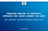 Knowledge working in industrial companies _how jakamo changes the game 2014