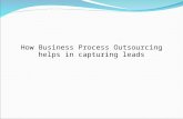 How business process outsourcing helps in capturing leads