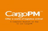 Cargo pm instruction booklet