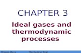 Chap.3 ideal gases and thermodynamic processes
