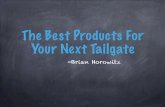 The Best Products For Your Next Tailgate