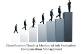 Classification/Grading method of job evaluation   - compensation management - Manu Melwin Joy