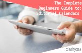 A beginners guide to editorial calendars