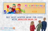 Buy best winter wear for kids with woollen-wear.in