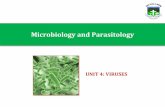 Microbiology UNIT 4: Viruses