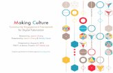 Making Culture: Community Engagement Framework for Digital Fabrication