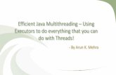 Java Multithreading Using Executors Framework