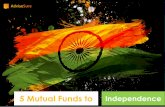 5 mutual funds to financial  independence this 15th August